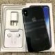 Black iPhone xs max with box