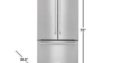 KITCHENAID 36″ Counter Depth French Door Refrigerator NO BLEMISHES! KRFC302ESS