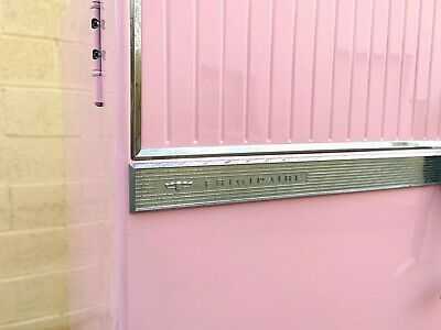 1950s Pink Fridgedaire Refrigerator, Functional