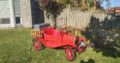 Model T Fire Car & Bubble Light-up Trailer