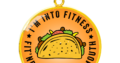 Fitness Taco Funny Pendant Necklace for Taco Lover