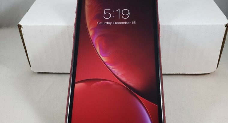 Apple iPhone XR – 64GB – (PRODUCT)RED (Unlocked)