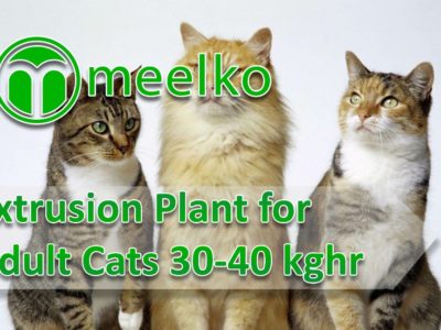 Extrusion Plant for Adult Cats 30-40 kghr