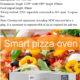 Tracked Multifunction Pizza oven Electric