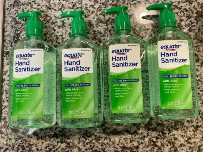Hand sanitizer available here