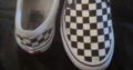 Black and white checkered Vans size 5.5