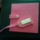 v.L.D Victoria Leland design pink and black purse