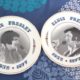 Legend American Top Singer Elvis Presley Picture 2 Plates. Past Movements,Collections Etc Written