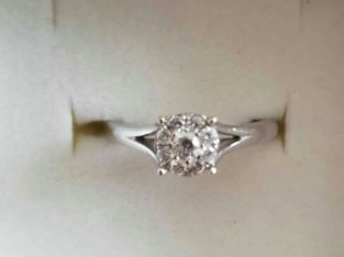 engagement ring pure diamond