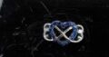 Blue Spinel Infinity Ring