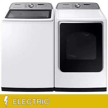 Electric washers and dryers