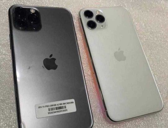 Iphone 11pro max used 64gb and 256gb respectively