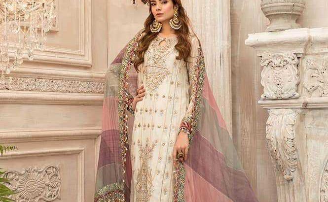 Pakistani paRty wear dresses chiffon fabric