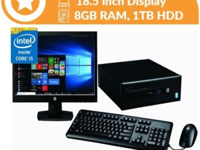 Hp Elitedesk 800 SFF Intel Corei5,8GB RAM,1TB Win10&Office