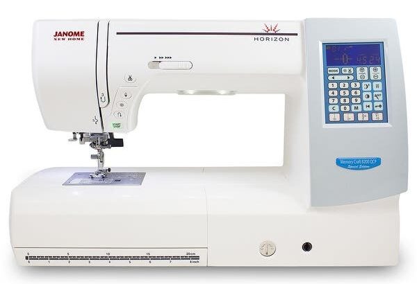Janome Memory Craft Horizon 8200QCP Special Edition – 10″ x 18″ x 10″