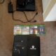xbox new four games limited edition controller camera headphones etc