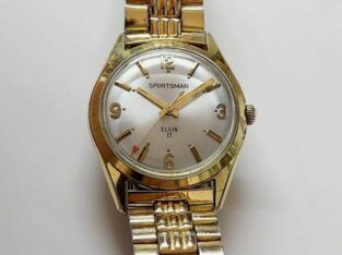 Vintage ELGIN SPORTSMAN 17 Gold Tone Men’s Mechanical Hand Winding Watch