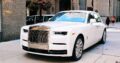 Brand new white Rolls Royce Phantom