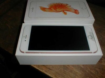 NEW in Box APPLE iPhone 6s Plus 5.5″ 128-GB Smartphone Rose Gold  Bundle & Cover