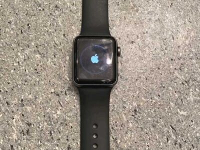 Apple Watch Series 3 38 mm Gray Case Black Aluminium Smartwatch – MTF02LLA