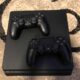 PS4 Console with 2 controllers power cor