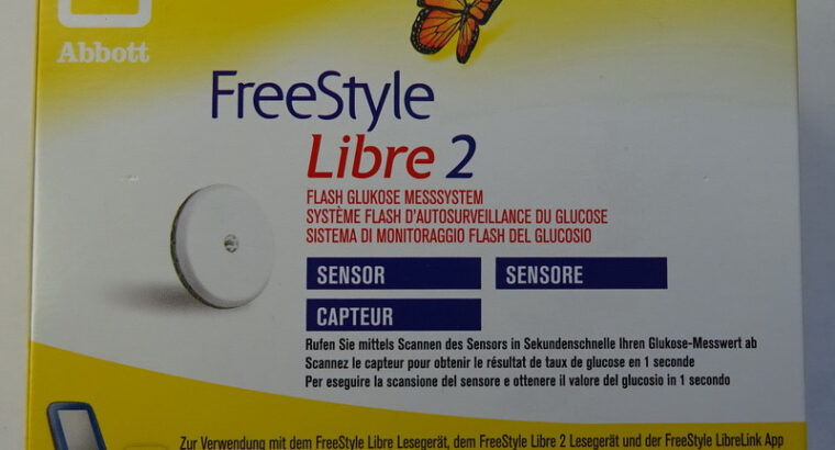 Libre freestyle sensor 1, 2