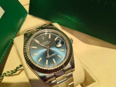 Rolex Datejust II  model 116334 Blue Dial mint condition year 2015