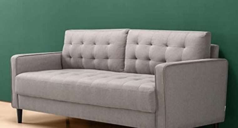 Sofa Couch / Grid Tufted Cushions / Easy, Tool-Fr