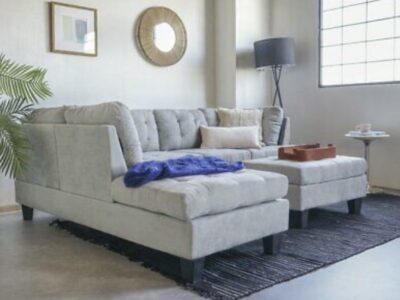 Contemporary Sofa Reversible L-Shape Sectional Set