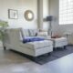 Contemporary Sofa Reversible L-Shape Sectional Set