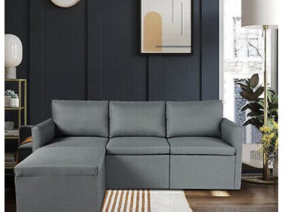 Convertible Sectional Sofa Couch, Modern Li