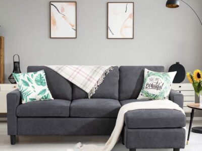 Shintenchi Convertible Sectional Sofa Couch, Moder