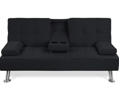 Modern Convertible Folding Futon Sofa Bed for Com