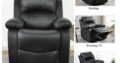 Leather Recliner Chair Single Couch Lounge Theater