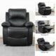 Leather Recliner Chair Single Couch Lounge Theater