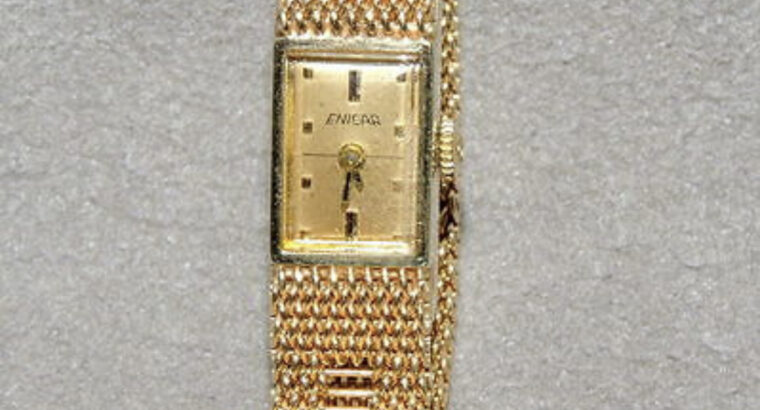 Jewelry Bracelet Watch Womens Vintage 14k Gold ENI