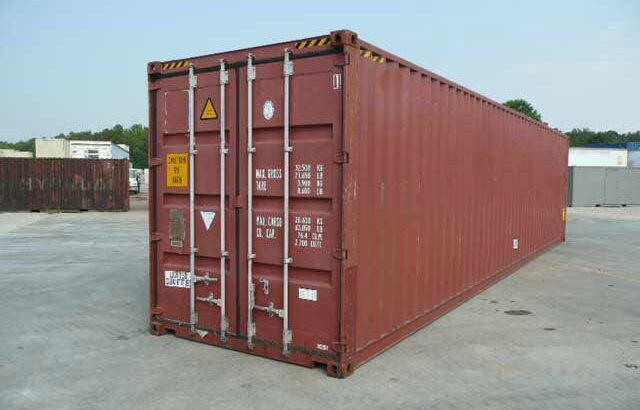 40ft high cube shipping container