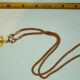 24K PURE GOLD BRADE NECKLASS WITH CROSS