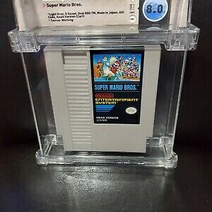 Super Mario Bros NES Asia Variant WATA GRADED 8.0