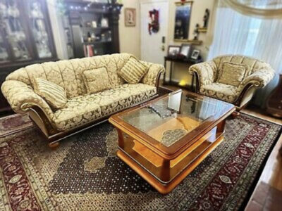 Italian-styled Living Room Set , Made in Italy