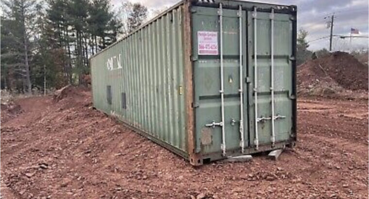 STORAGE CONTAINERS: USED 40′ CONEX BOX / SHIPPING