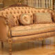 NEW French Louis XV Style Gold Beige Champagne Tuf