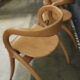 4 Cherrywood Italian Dining Chairs by A Sibau