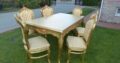 TABLE SET – BAROQUE STYLE ROYAL TABLE SET 6 CHAIRS
