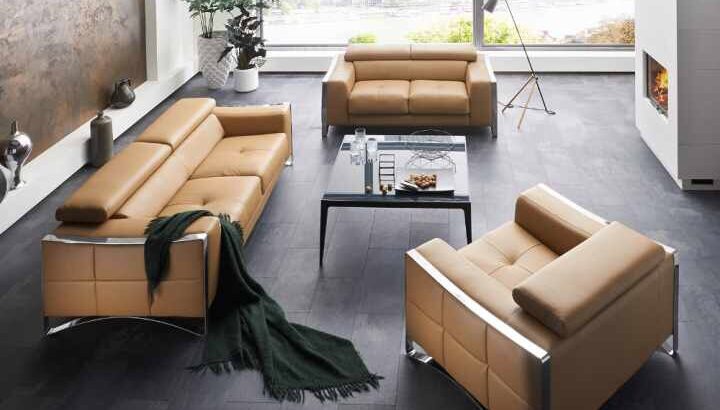 nordic chair modern leather sofas set living room