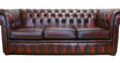 New Chesterfield Sofa 3 2 Seater Genuine Leather S