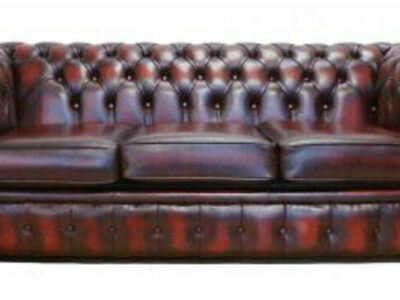 New Chesterfield Sofa 3 2 Seater Genuine Leather S