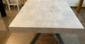 Table With 2 Extending, Finished Beton