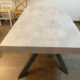 Table With 2 Extending, Finished Beton