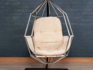 ELEGANT PARROT CAGE CHAIR BY IB ARBERG c.1970